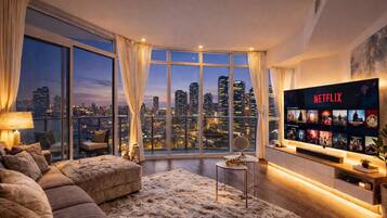Classic Suite, City View | Living area