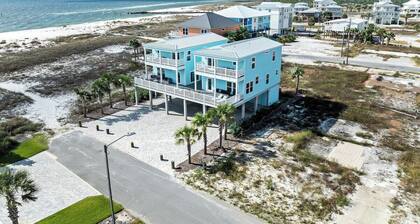 Mariner 2: Beachfront Duplex Cottage B, Mexico Beach, Gorgeous Views!