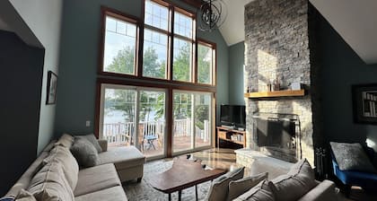 Harmony House - 4BR Harvey Lake Waterfront Retreat with Private Dock