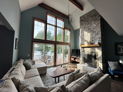   Harmony House - 4BR Harvey Lake Waterfront Retreat with Private Dock