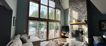Harmony House - 4BR Harvey Lake Waterfront Retreat with Private Dock