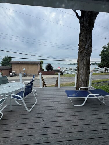  Crystal Lake Cabin - Private Dock &
Lakefront. Beautiful views from front porch