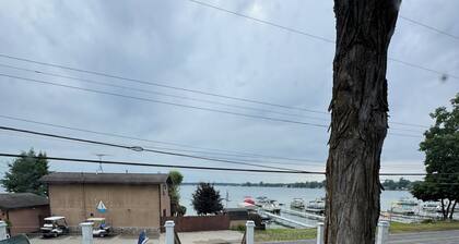 Crystal Lake Cabin - Private Dock &
Lakefront. Beautiful views from front porch