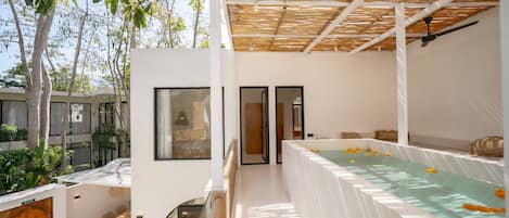 Luxury Villa, 3 Bedrooms, Pool View | Balcony view