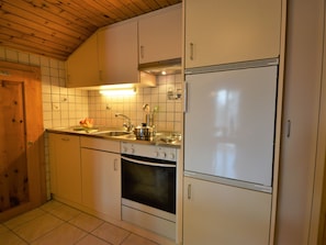 Fridge, oven, dishwasher, cookware/dishes/utensils - Zur Heimat, (Grächen), by Interhome (Grächen)