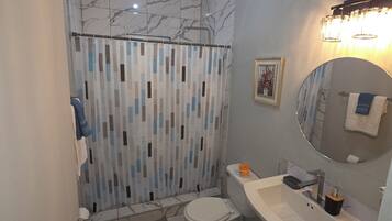 Towels, soap, toilet paper
