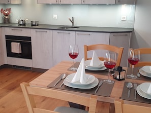 Fridge, oven, dishwasher, cookware/dishes/utensils - Schneevogul, (Grächen), 1114 by Interhome (Grächen)