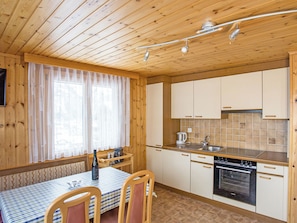 Fridge, cookware/dishes/utensils - Bergtreu, (Grächen), by Interhome (Grächen)