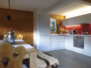 Fridge, oven, dishwasher, cookware/dishes/utensils - Chalet Safran, (Grächen), 1063 & 1594 by Interhome (Grächen)