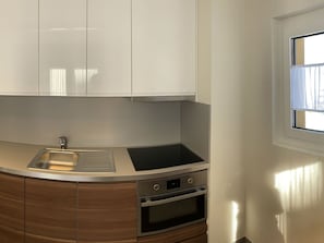 Fridge, oven, cookware/dishes/utensils - Soldanella, (Grächen), by Interhome (Grächen)