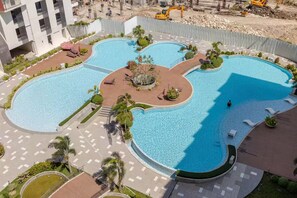 Outdoor pool - Fully Furnished Condo in Mactan, Lapu-Lapu City, Cebu w/ Pool & Gym Access (Lapu-Lapu)