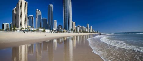 On the beach