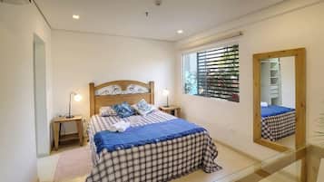 Appartement, balcon, vue ville