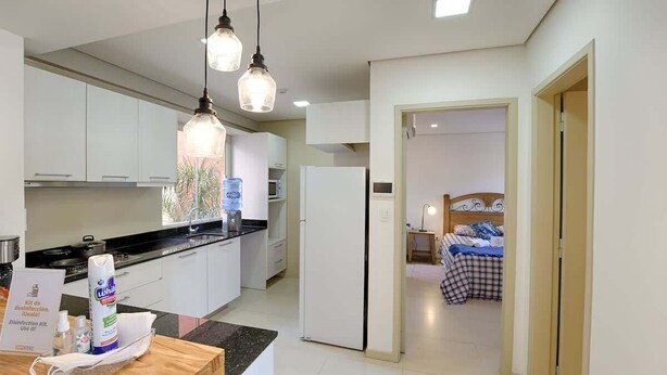 Private kitchen - Corporate Stays Edificio Pilar - N1A2 (Asunción)