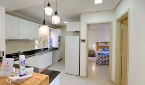 Apartment, Balcony, City View | Private kitchen - Corporate Stays Edificio Pilar - N1A2 (Asunción)