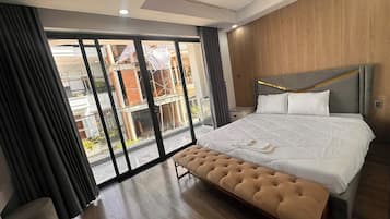 Appartement, 1 kingsize bed, uitzicht op de stad | Gratis wifi