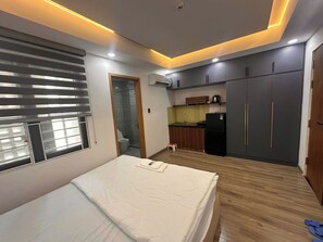 Căn hộ, 1 giường cỡ king, quang cảnh thành phố | Truy cập Internet không dây miễn phí 