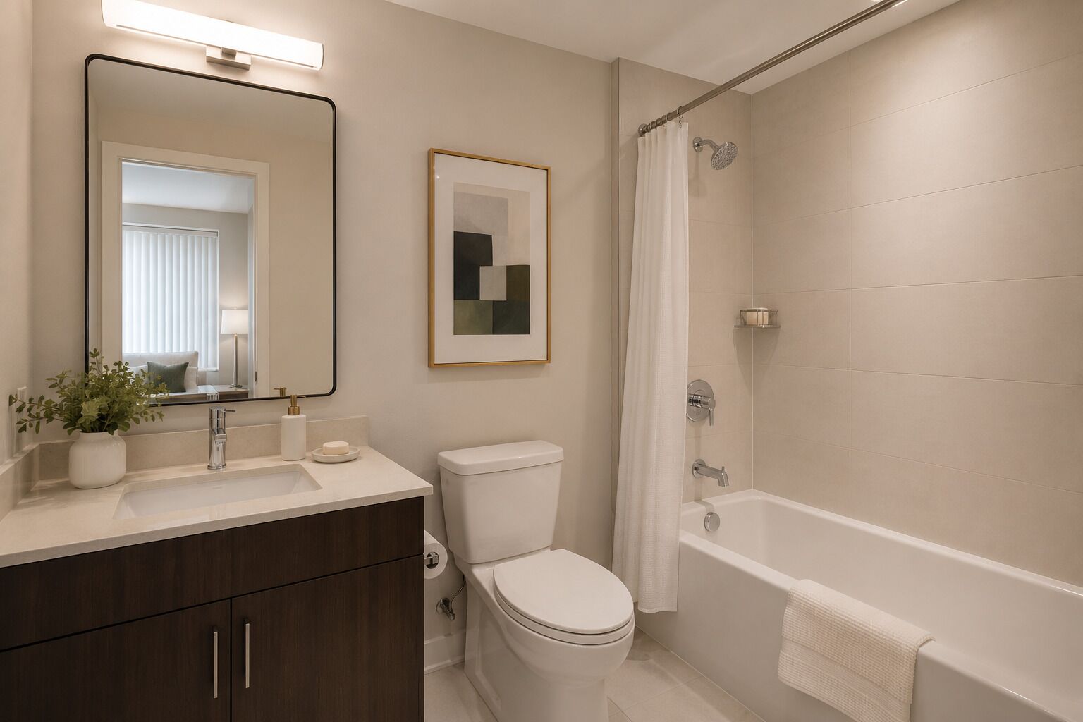 Basic Room | Bathroom | Free toiletries, hair dryer, towels, soap
