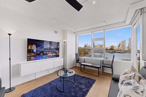 Living area - Iconic Harbour Bridge & Opera House Views (North Sydney)