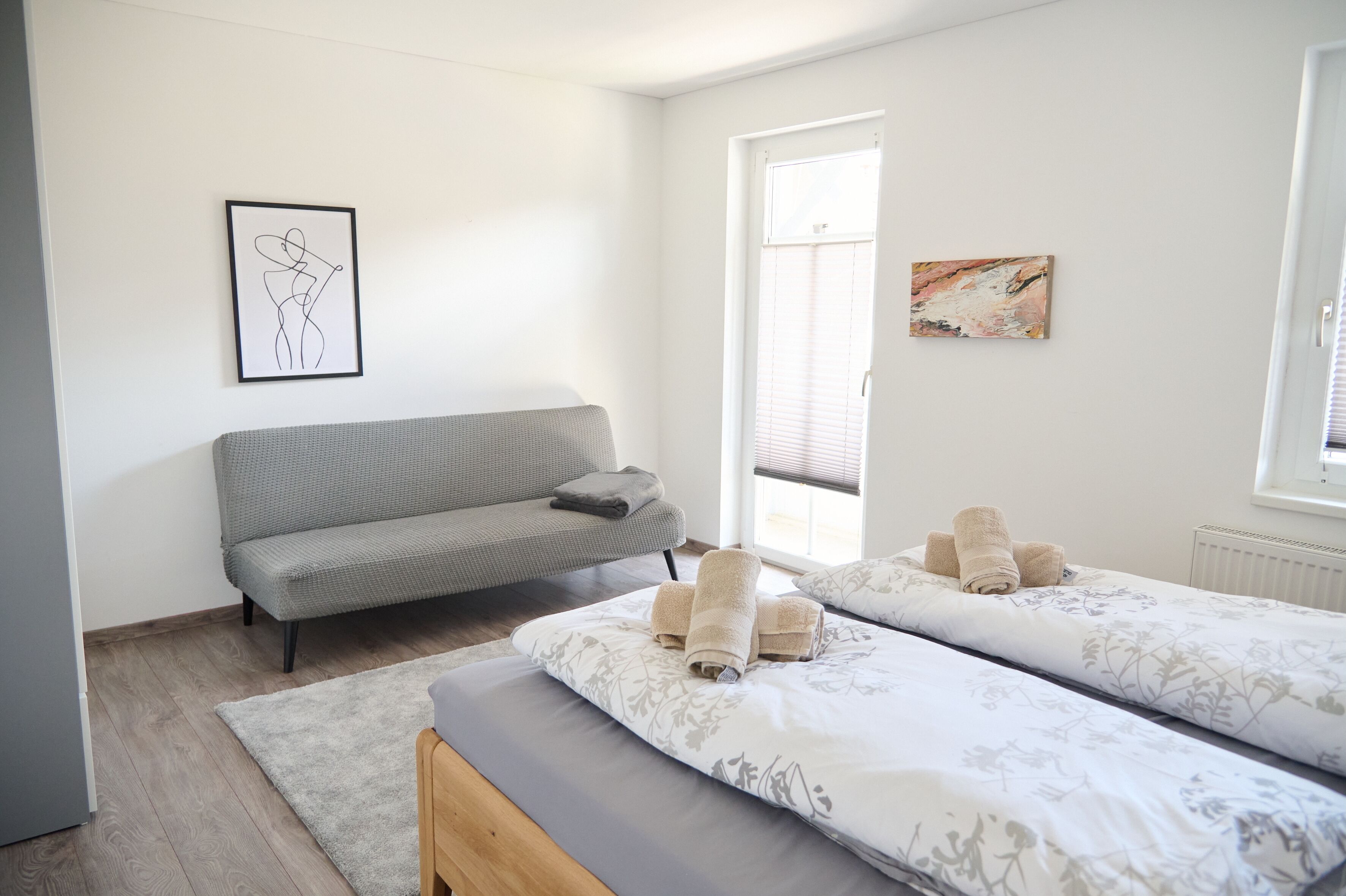 Apartamento Deluxe, balcón | Wifi gratis y ropa de cama