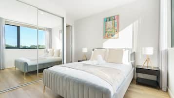 2 chambres, bureau, fer et planche à repasser, Wi-Fi gratuit