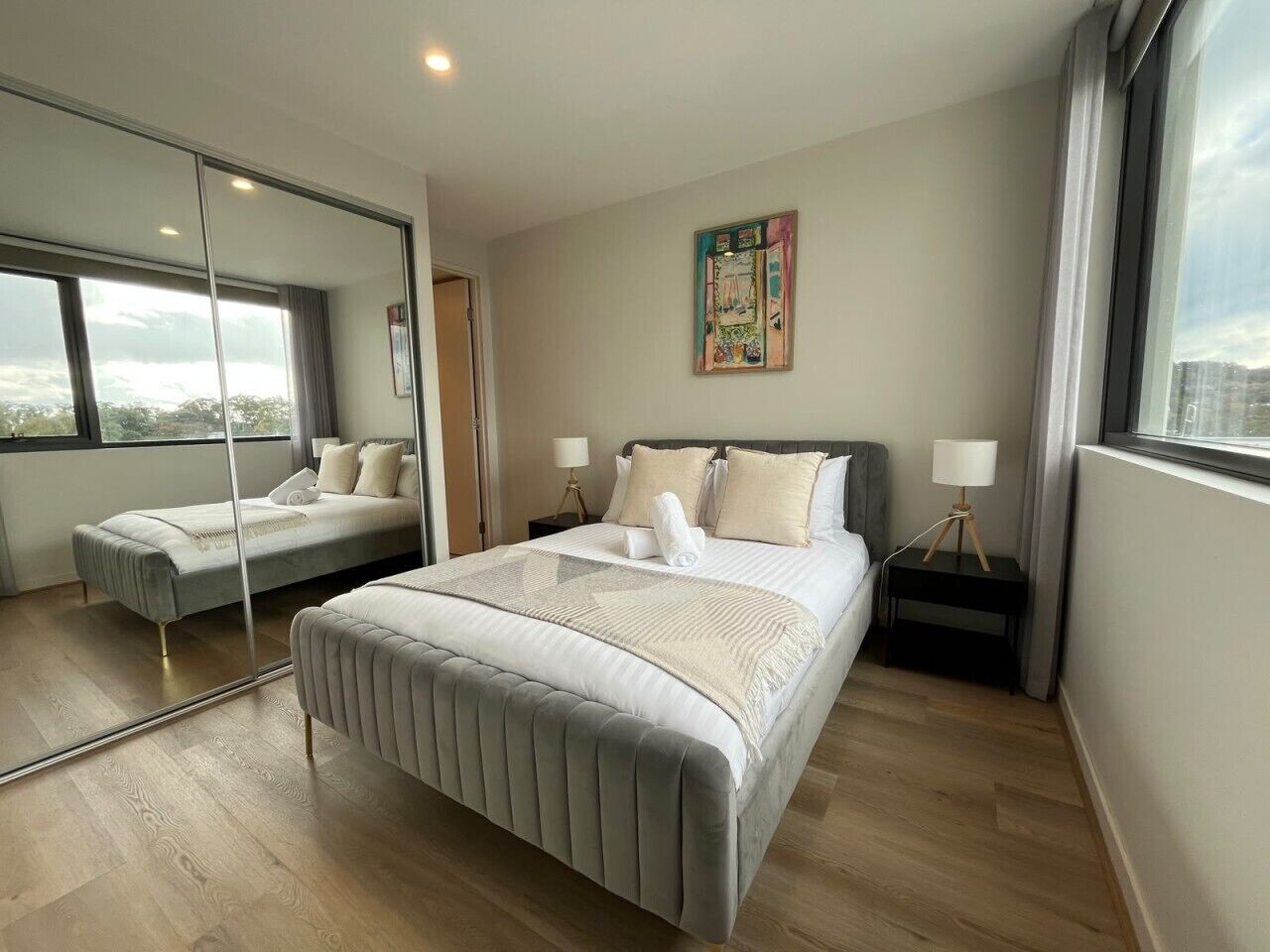 2 Schlafzimmer, Schreibtisch, Bügeleisen/Bügelbrett, kostenloses WLAN
