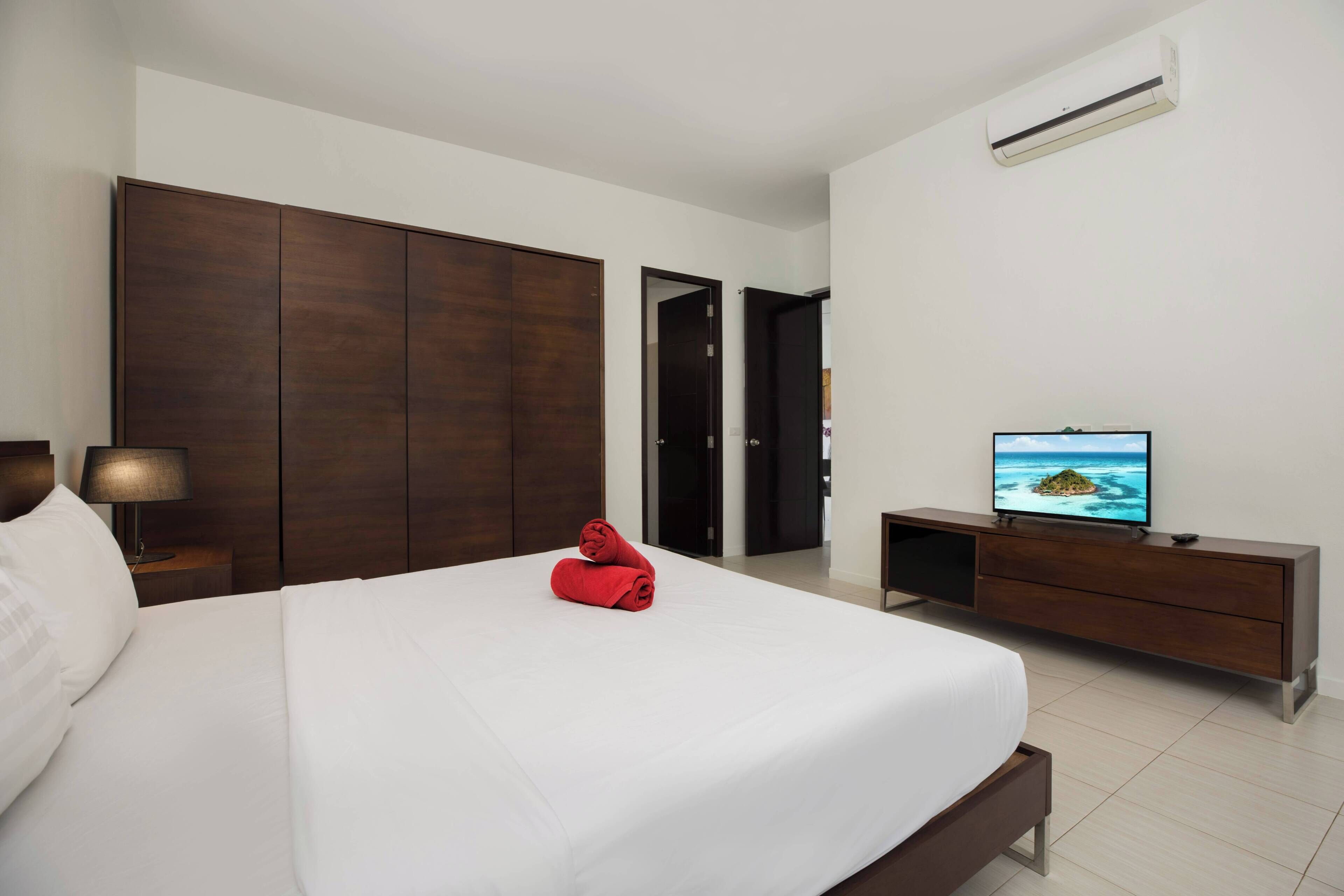 Villa, 2 chambres, piscine privée | Coffres-forts dans les chambres, fer et planche à repasser