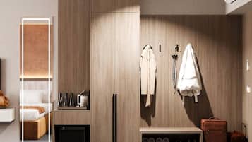 Standard Double Room, City View | In-room safe, desk, laptop workspace, soundproofing