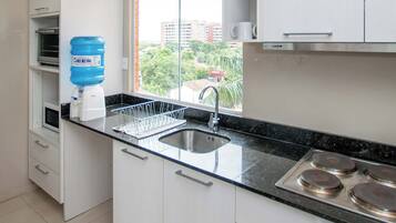 Apartamento, vistas a la ciudad | Cocina privada
