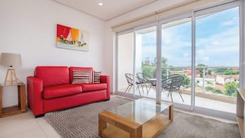 Appartement, vue ville | Coin séjour