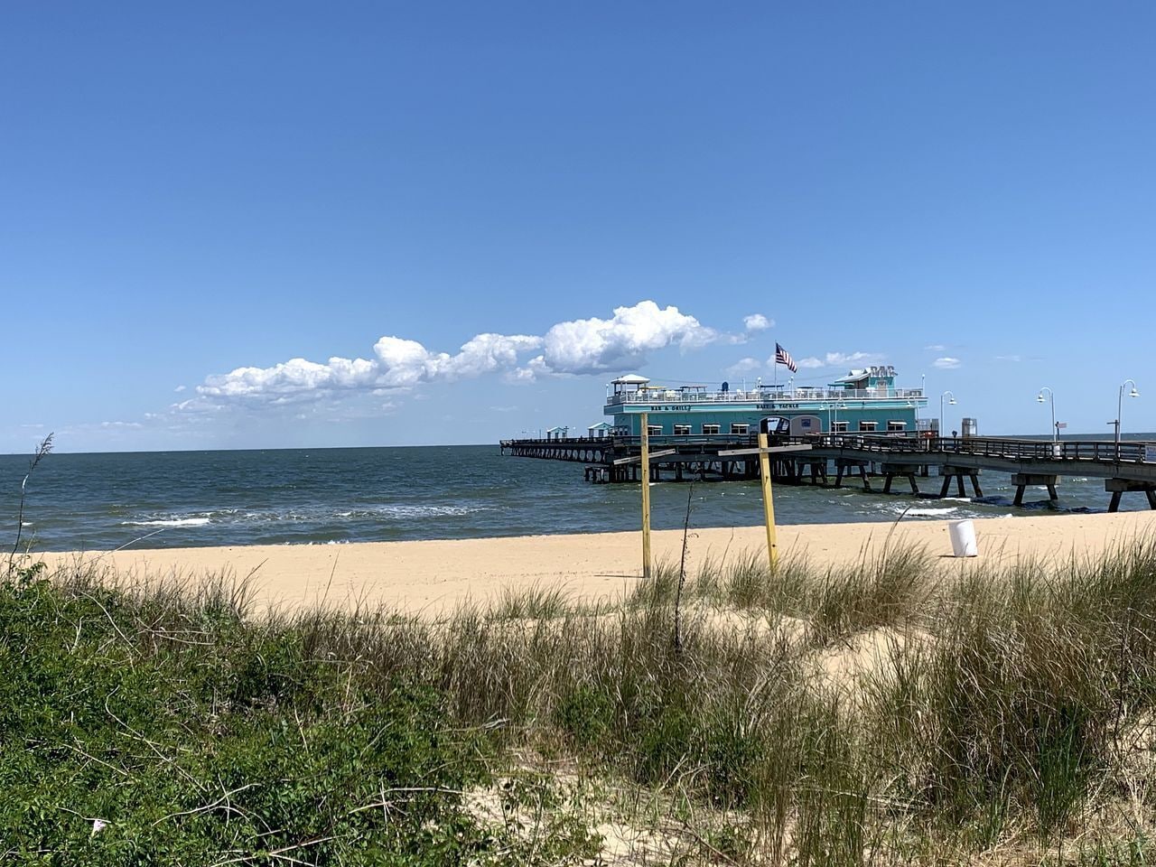 In Strandnähe, Segeln, Angeln