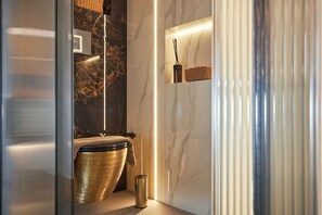 Bathroom - Diastar Luxury Suites New with Terrace A1 (Xeropotamos)