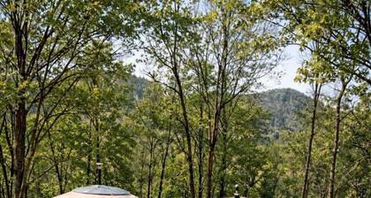 Authentic Mongolian Yurt with Hot Tub Near Deep Creek Lake, West Virginia