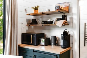 Interior - Cute Elevated Tiny House with Private Hot Tub for Romantic Escapes in Alabama (Guntersville)