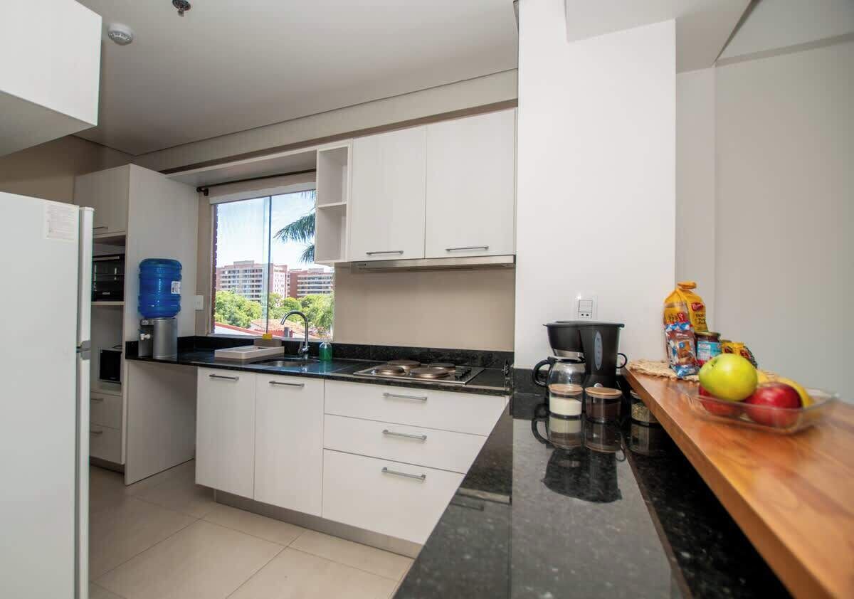 Apartment, Balcony, City View | Private kitchen