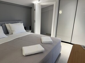 Iron/ironing board, WiFi, bed sheets - Mountains Meet the Sea Penthouse Suite (Chania)