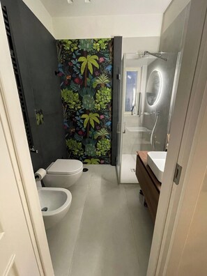 Appartamento (1 Bedroom) | Bagno | Doccia, bidet