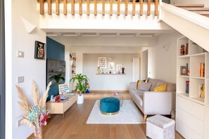 Appartamento (1 Bedroom) | Area soggiorno