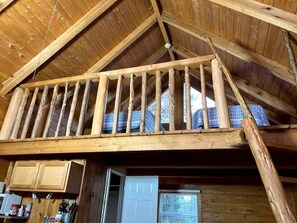 Interior - Pet Friendly Log Cabin with Firepit near Green River Lake in Columbia, Kentucky (Columbia)