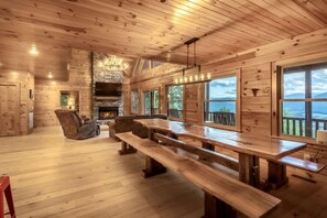 Unclassified image, 5 of 63, button - Spacious Smoky Mountain Cabin with Hot Tub & Game Room near Waynesville, NC (Waynesville)