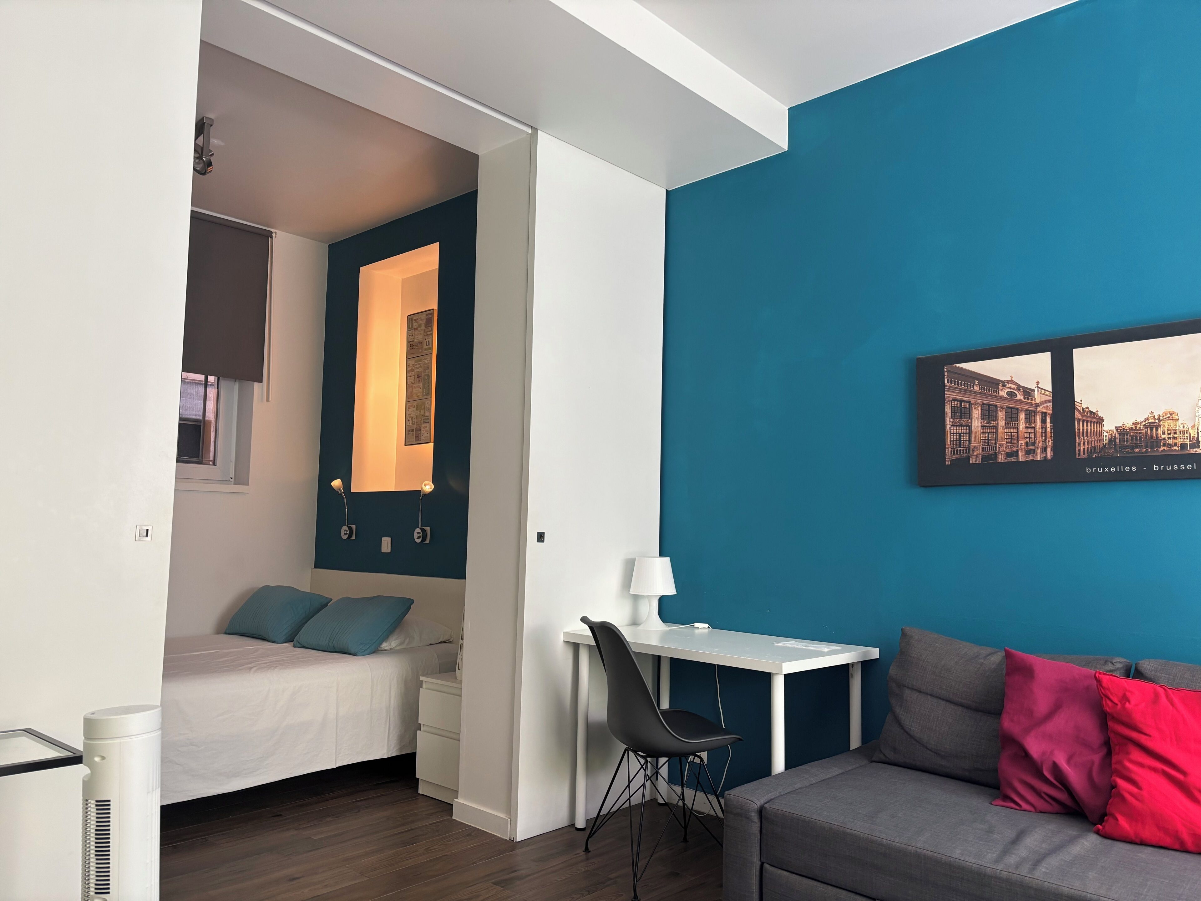 1 bedroom, iron/ironing board, internet, bed sheets