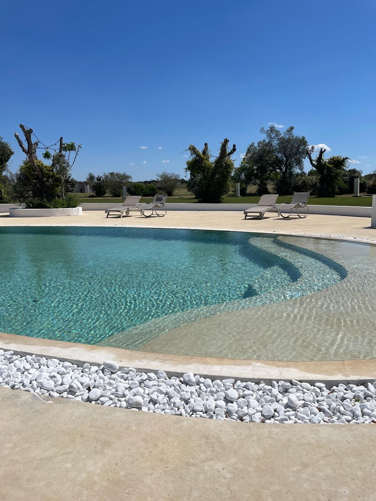 Seasonal outdoor pool
