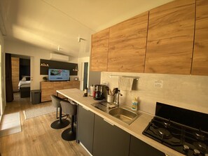 Private kitchen - Mobile Home Saky, Camp Soline (Biograd na Moru)