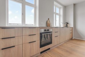 Private kitchen - Amtmann Residence - Four Bedroom Apartment (Selfoss)