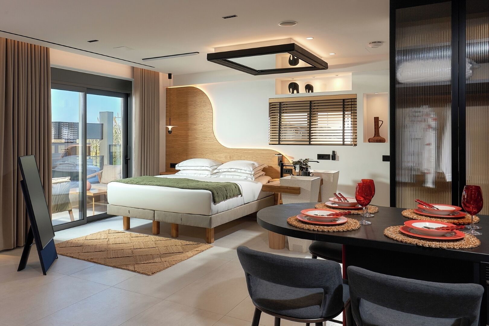 1 Schlafzimmer, Bügeleisen/Bügelbrett, Internetzugang, Bettwäsche