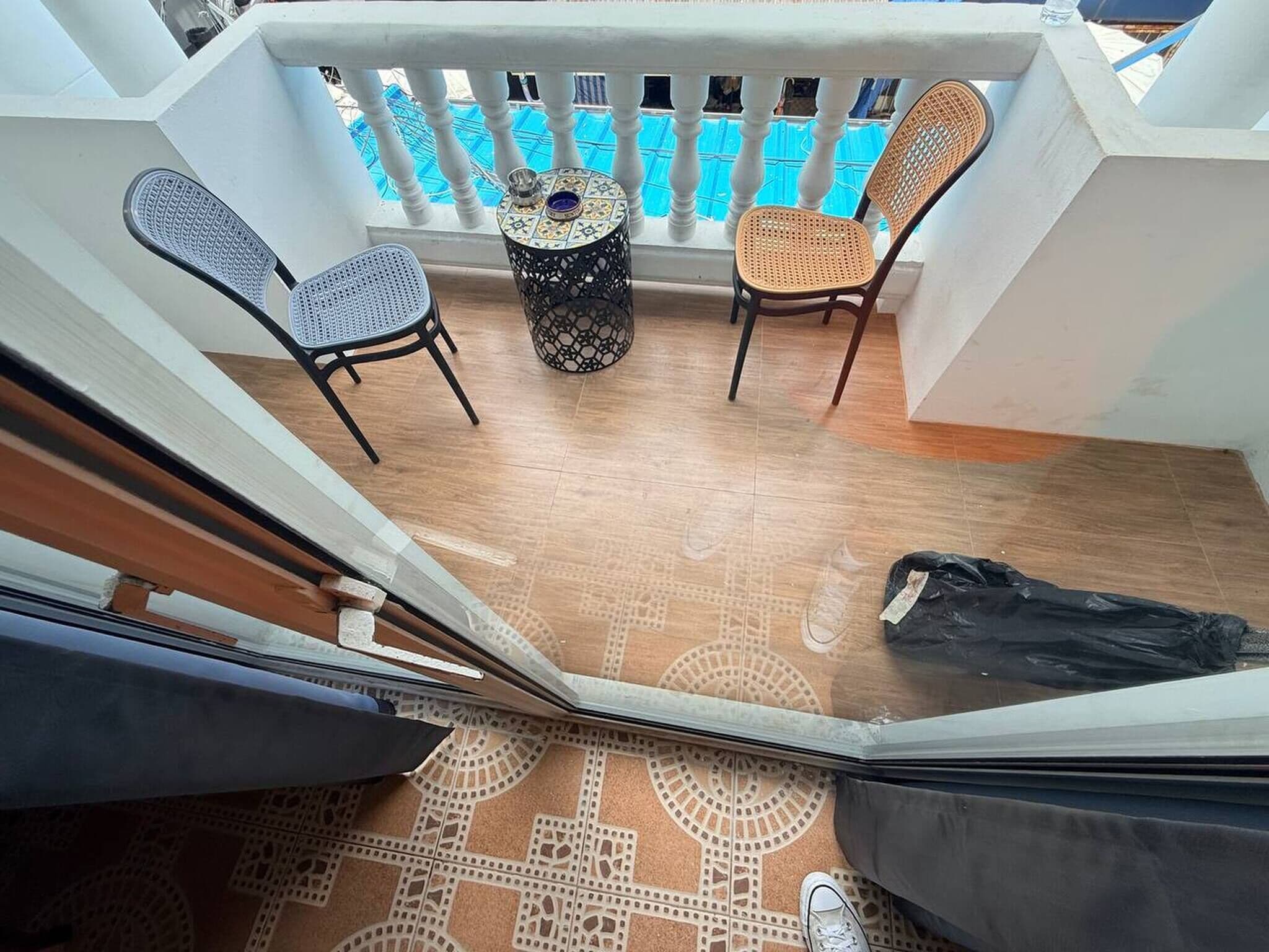 Kamar, balkon, pemandangan kota | Halaman properti