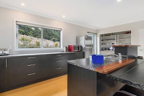 Fridge, microwave, stovetop, dishwasher - Wanaka 'Mount Iron Edge' with Mountain Views (Wanaka)