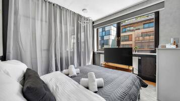1 Schlafzimmer, Schreibtisch, Bügeleisen/Bügelbrett, WLAN
