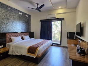 Deluxe Double Room, Courtyard View | Blackout drapes, iron/ironing board, WiFi (free) - SRS Hotel Manor (Kanakapura)