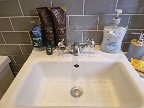 Bidet, Handtücher, Seife, Toilettenpapier